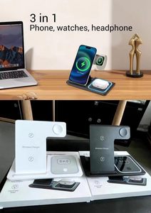 Cargador Inalámbrico 3 en 1 para Samsung Watch 6 5 Pro, Estación de Carga Rápida para iPhone, Soporte de Cargadores Inalámbricos con Luz LED - Product Image 6