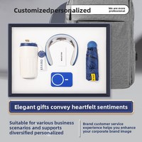 Mug de bureau isotherme en acier inoxydable avec logo personnalisé, coffret cadeau d'entreprise, boîte cadeau, maintien thermique 6-12 heures