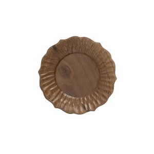 Japanese Style Handmade <b>Tea</b> <b>Tray</b> Solid Black Walnut Wood Hand Carved Plate For Coffee And <b>Tea</b> Serving - Product Image 5