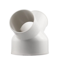150 100 Réducteur flexible de type Y pour joint de conduit de ventilation carré pour tuyau de drainage extérieur industriel pour hôpitaux