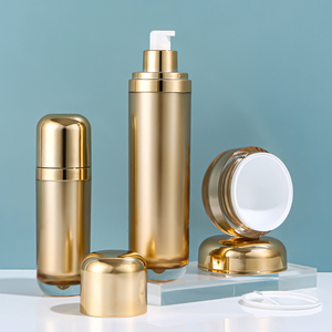 Envases de Plástico Acrílico de Lujo para Cosméticos de 30ml, 50ml y 120ml, Botellas con Bomba Grande Personalizadas, Envases Dorados de 30g y 50g para Cuidado Corporal, Mascarillas Faciales - Product Image 2