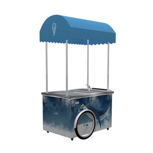 Chariot de vente de glaces à la italienne, camion de gelato, chariot de gelato - Product Image 4