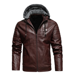Chaqueta de Motocicleta de Forro Polar Grueso para Hombre, Venta al por Mayor, OEM ODM, Chaqueta Cortavientos de Moda con Capucha - Product Image 5