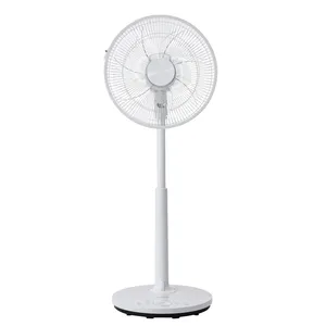 Movable fan height adjustable timer function with remote control 9 speeds dc stand fan