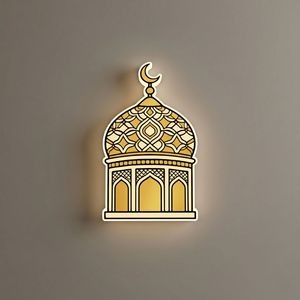 3D 모스크 LED 야간 조명 모션 센서 충전식 이슬람 벽등 무선 라마단 장식 이드 무바라크 선물 조명 - Product Image 4