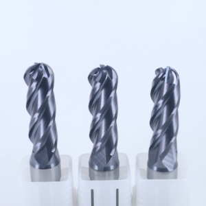 Fraise <span class=keywords><strong>à</strong></span> nez sphérique en carbure monobloc avec revêtement AlTiN pour la finition de moules en aluminium en acier CNC Fraise <span class=keywords><strong>à</strong></span> nez sphérique <span class=keywords><strong>à</strong></span> 4 cannelures - Product Image 4