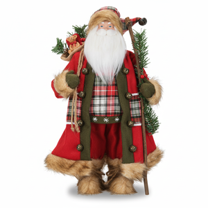 Chaleco de lana para vino de 36 pulgadas, estilo Weihnachtsmann, con guirnalda de pino y saco, para sala de cerveza alpina bávara - Product Image 2