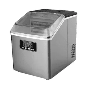 Buz makineleri 25kg otomatik ticari ev küp buz küçük Mini taşınabilir tezgah buz yapma makinesi içecek için