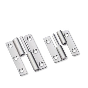 Bisagra de Acero Inoxidable para Muebles, Bisagra Universal de Montaje Frontal para Puertas, Herraje Moderno para Puertas de Madera para Baño - Product Image 1