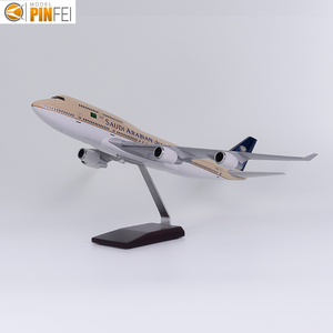 Boeing-modelo de avión de Arabia Saudita, avión con soporte, escala 747, 47cm, OEM, 400-1/150, venta al por mayor - Product Image 2