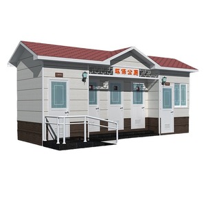 ห้องน้ำเคลื่อนที่กลางแจ้ง ดีไซน์เรียบง่ายเป็นมิตรกับสิ่งแวดล้อม ทำจากไม้ สำหรับสถานที่ท่องเที่ยว ห้องน้ำสาธารณะ - Product Image 3
