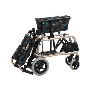 Silla de Ruedas Plegable Compacta de Aluminio con Capacidad OEM/ODM - Calidad Superior para Compradores al por Mayor - Product Image 2