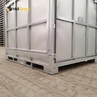 Contenedores Metalicos Intermedios Apilables Y Plegables Para El Transporte De Liquidos Pesados