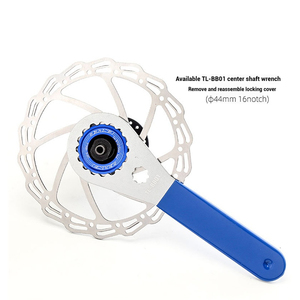 ENLEE Verrouillage central vers adaptateur de <span class=keywords><strong>disque</strong></span> à six broches Alliage d'aluminium CNC Moulage monobloc Moyeu de verrouillage central vers adaptateur à vis à six broches - Product Image 6