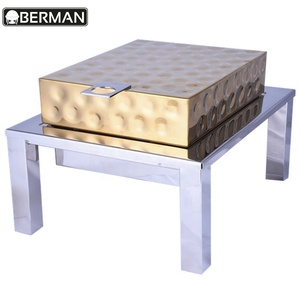 ขายส่งภาชนะอุ่นอาหารแบบตอกลายมือแบร์แมน สีโรสโกลด์ สำหรับบุฟเฟ่ต์ อุปกรณ์ครัวเชิงพาณิชย์ - Product Image 5