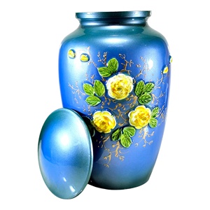 Modern Cremation Urn <b>for</b> Adult <b>Ashes</b> Latest Design Handcrafted Metal Cremation Urn & <b>Keepsake</b> <b>for</b> Funeral Supplies Adult Style - Product Image 1