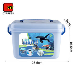 Giocattoli Educativi Animali Marini Set Secchiello Mini Giocattoli in Plastica Figure di Vita Marina per Bambini - Product Image 6