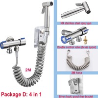 Robinet d'angle trois voies transfrontalier, en acier inoxydable, à double commande, moderne et simple, avec valve en céramique, vente en gros