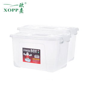 Multi-Purpose Clear Plastic Storage Box Home Stackable Transparent Organizer Containers Tote Bin