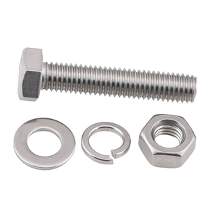 Perno Hexagonal de Alta Resistencia Grado 8.8, Acero al Carbono con Recubrimiento de Zinc Amarillo, Tornillo Hexagonal para Construcción - Product Image 1
