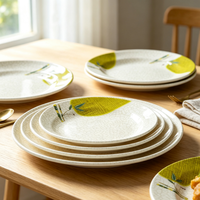 Assiettes en mélamine épaissies résistantes à la chaleur NEWELL avec logo personnalisé, motif uni pour la publicité et les promotions, et cadeaux personnels