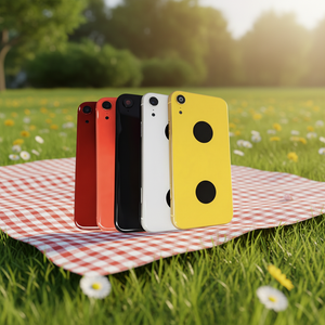 Cover Posteriore per Telefono Cellulare, Telaio Completo di Ricambio per XR con Vetro e Piccole Parti - Product Image 1