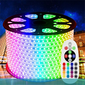Tira de <span class=keywords><strong>LED</strong></span> ODM fábrica OEM tira de luz <span class=keywords><strong>LED</strong></span> impermeable 5050 110 voltios <span class=keywords><strong>220</strong></span> voltios blanco frío 6000K tira de <span class=keywords><strong>LED</strong></span> - Product Image 5