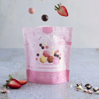 Sachet Doypack Personnalisé en Aluminium Imprimé avec Fermeture Éclair, Anti-Odeur, pour Snacks, Noix, Chocolat, Aliments pour Animaux, Bonbons