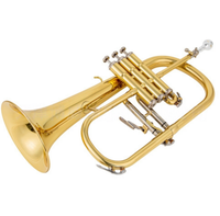 B-flat Tone Flugelhorn Brass Musical Instrument Adult Band Accompaniment Instrument Professional Performance Use Gifts