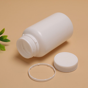Bouteilles en plastique vides de cylindre de HDPE blanc bouteille de pilule de 175ml pour les bouteilles pharmaceutiques de capsule de pilule d'usage médical - Product Image 5