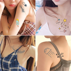 Adesivi per Tatuaggi Temporanei con Animali Marini, Impermeabili, Non Tossici, Ecologici per Bambini, Applicazione sul Corpo - Product Image 2