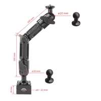 Support de tablette, iPad, téléphone, caméra CCTV pour appuie-tête de voiture, en aluminium, réglable, rotation à 360°, pour siège arrière