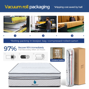 Sang trọng hiện đại khách sạn biệt thự Túi mùa xuân Nệm trắng dập nổi Flannelette vải mềm độ cứng nén cuộn bao bì - Product Image 6