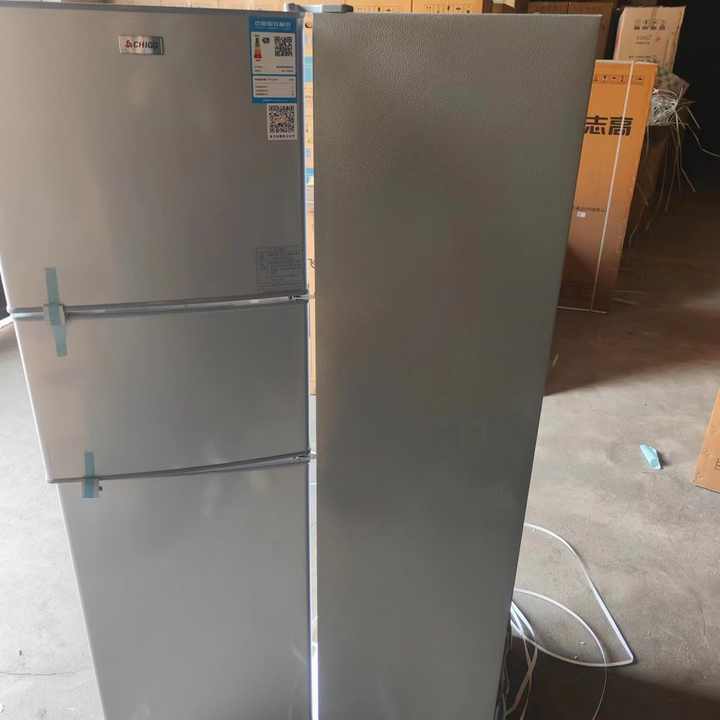 136L Household Hold Three-Door Small Energy-Saving Freezer for Dormitory and Office