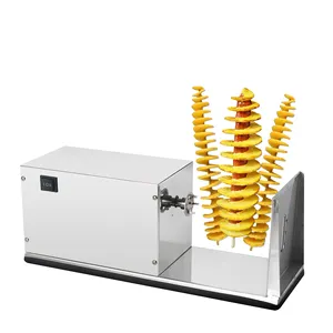 Hot sale automatic commercial tornado potato tower crane machine/electric potato twister/potato twister