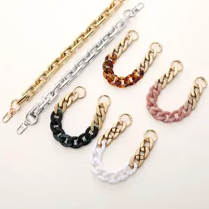 Golden Silver Phone Accessories Customized Lanyard Cord String Strap Universal Mobile Charm Hook Cell Cover Phone Charms