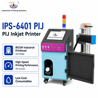 Tête d'impression industrielle IPS-6401 RICOH G4 pour imprimantes jet d'encre UV piézoélectriques, machine d'impression pour verre, carton, logo, production par lots, date