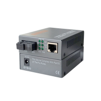Convertisseur de média fibre optique FTTH Yunvo 10/100M HTB3100 Netlink 25KM A/B Monomode Monofibre Interface POE/GSM SC Garantie 1 an