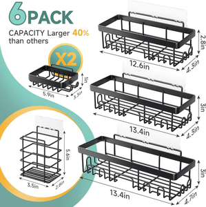 Xinh xắn vòi hoa sen Organizer với xà phòng chủ góc vòi hoa sen Caddy phòng tắm hiện đại bộ treo tường vòi hoa sen kệ cho phòng tắm - Product Image 2