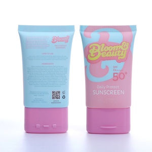 Tube ovale de 50 ml de crème BB de luxe de haute qualité avec écran solaire, emballage cosmétique, tubes compressibles pour crème CC avec bouchon à clapet - Product Image 6