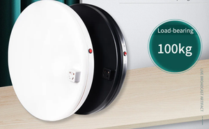 Table <span class=keywords><strong>de</strong></span> présentation rotative <span class=keywords><strong>électrique</strong></span> <span class=keywords><strong>pour</strong></span> <span class=keywords><strong>sapin</strong></span> <span class=keywords><strong>de</strong></span> <span class=keywords><strong>Noël</strong></span> 4545AR avec prise, capacité <span class=keywords><strong>de</strong></span> charge 100 kg, rotation à 360° °   Plateforme <span class=keywords><strong>de</strong></span> photographie rotative à télécommande 45CM - Product Image 5