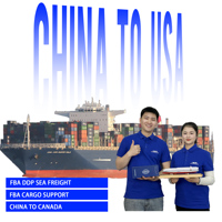 Équipes de distribution de marchandises diverses Chine-Canada Agent maritime DDP Fret maritime Porte-à-porte DDP DDU FBA 3PL Livraison porte-à-porte LCL FCL Taxes incluses