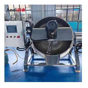 Friteuse planétaire à chauffage au gaz, machine de <span class=keywords><strong>cuisson</strong></span> en gros pour cantine, agitation automatique - Product Image 3