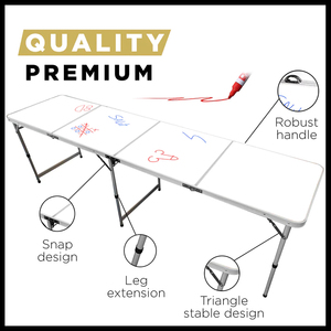Xách Tay Có Thể Gập Lại Tùy Chỉnh Trực Tiếp In Ấn Tùy Chỉnh Trống Bảng Trắng Vẽ Chơi Trò Chơi Nhôm Gấp Bia <span class=keywords><strong>Pong</strong></span> Bảng - Product Image 4
