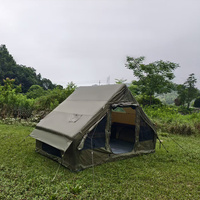 Tente gonflable personnalisée avec logo, résistante au vent, facile à gonfler, tente familiale pour le glamping et le camping en plein air