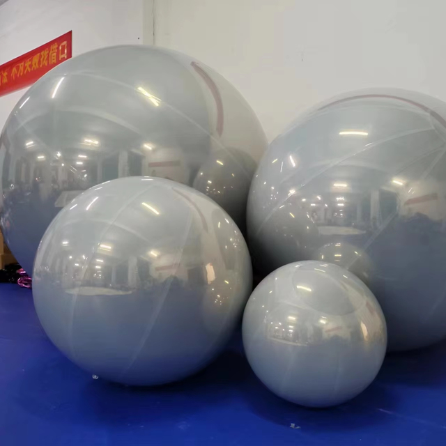 Hot Sale Wedding Decoration Adverting Inflatable Silver Mirror Sphere Ballons Inflatable Mirror Balls
