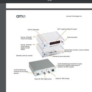 โมดูลเซ็นเซอร์วัดความเร็ว ACAM PT2G-SM5.3 พร้อมเอาต์พุตดิจิทัลและอนาล็อกสำหรับงานอุตสาหกรรม - Product Image 1