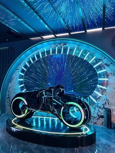 Ktv bar livehouse taverne restaurant lumineux moto sculpture décoration dynamique décoration de course - Product Image 2