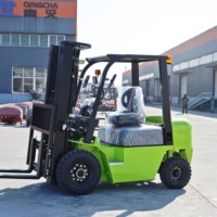 Chariot élévateur diesel 3 tonnes, moteur japonais Xinchai, mât de 4,5 m pour conteneurs, déplaceur latéral, chariot élévateur diesel de style Heli 3000 kg