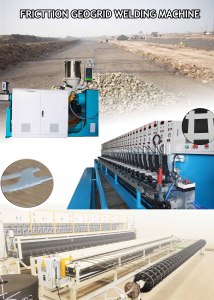 Hoàn toàn tự động nhựa geogrid rung ma sát hàn thiết bị dây chuyền sản xuất <span class=keywords><strong>Polyester</strong></span> geogrid máy hàn - Product Image 6